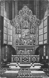 uk22375 lady chapel the reredos liverpool cathedral real photo uk