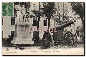 Saint Maixent Old Postcard Pro Patria Military School (militaria)