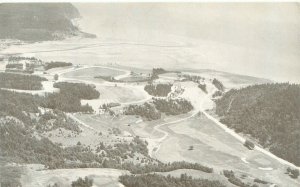 New Brunswick Canada Bay of Fundy B&W Postcard