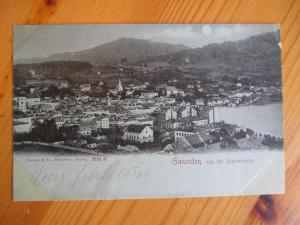 Vintage Upper Austria Photo Postcard - Gmunden (YY4)