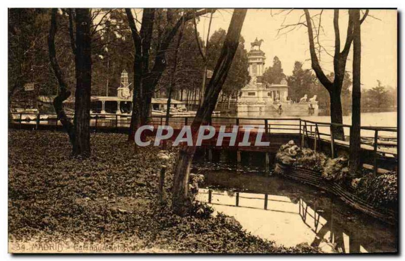 Old Postcard Madrid