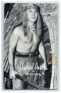 Vintage Michael Ansara as Cochise Penny Arcade Card Western TV Broken Arrow 
