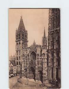 Postcard La Cathedrale Rouen France