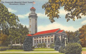 The Campanile Memorial Clock Tower Mooseheart, Illinois USA Unused 