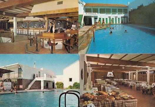 Mota Del Cuervo Spain Motel Hotel 4x Postcard s