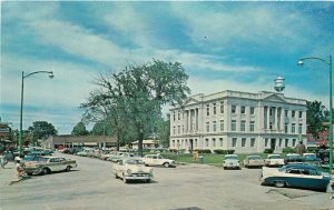 Bowling Green Missouri 1950s Public autos Argro Grossman Postcard 21-10113