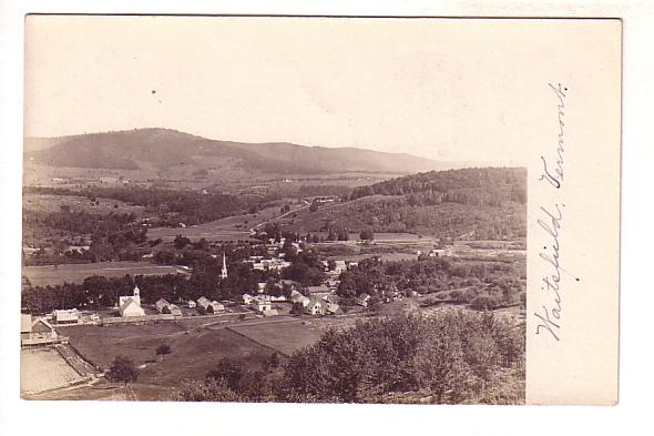 Real Photo, Waitsfield, Vermont