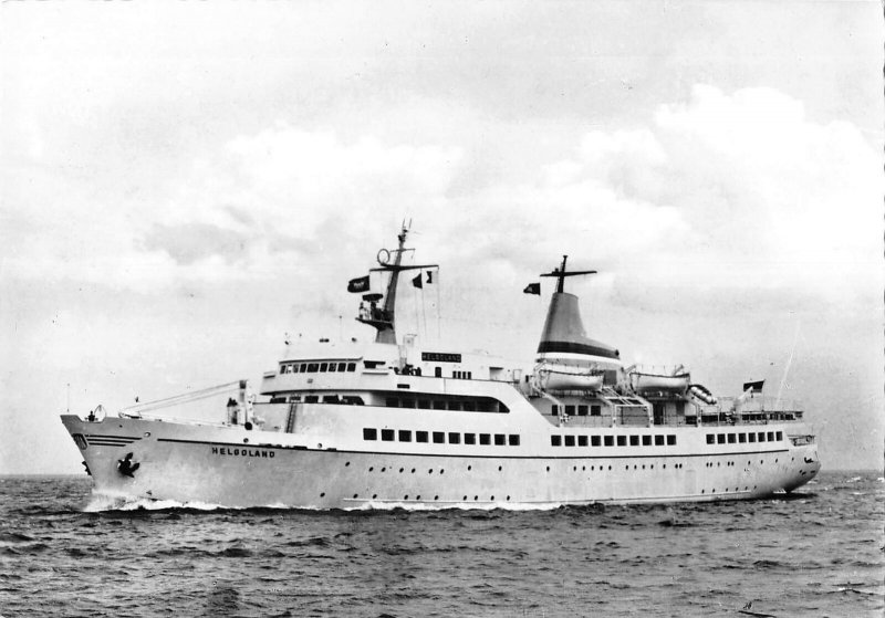 US3969 Germany Fahrgastschiff MS Helgoland in Voller Fahrt ship bateau