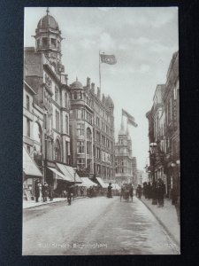 Birmingham BULL STREET & LEWIS'S STORE c1905 Postcard by Lewis's, Bull Street