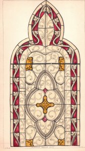 Chatham Church Kent Charles Winston Stained Glass Print