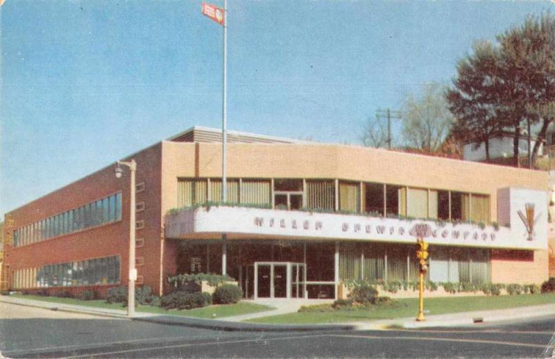 Miller Brewing Co Brewery Exterior Factory Tour Advertising Postcard JE229011