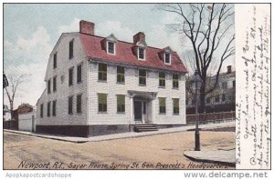 Rhode Island Newport Sayer House Spring Street Gen Prescott's Headquarters