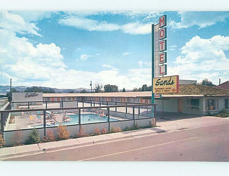 Unused Pre-1980 SANDS MOTEL Panguitch Utah UT n8050-22