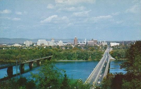 Pennsylvania Harrisburg Panorama View Of Harrisburg