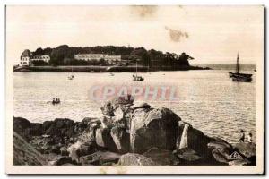 Old Postcard Douarnenez The Tristan island