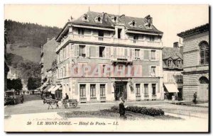 Le Mont Dore - Hotel de Paris - Old Postcard