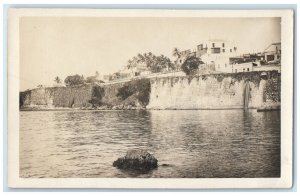 c1940's River View Casa Blanca San Juan Puerto Rico RPPC Photo Postcard