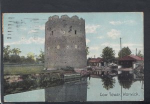 Warwickshire Postcard - Cow Tower, Warwick     T6704