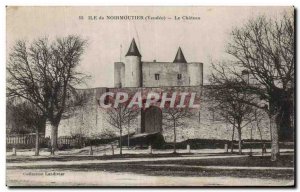 Postcard Old IThe Noirmoutier Chateau