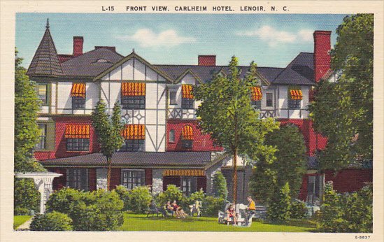 North Carolina Lenoir Front View Carlheim Hotel