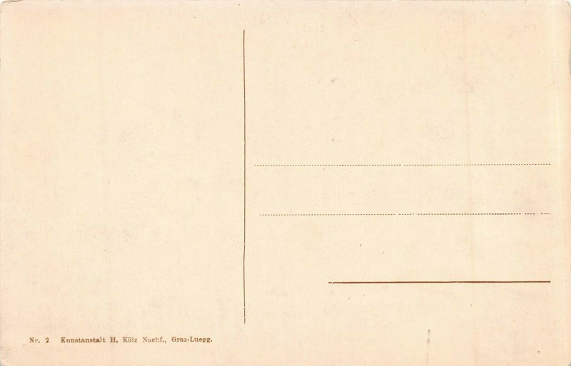 GRAZ STYRIA AUSTRIA~TOTALE-RIVER VIEW~H KOLZ PHOTO POSTCARD