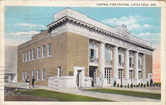 Arkansas Little Rock Central Fire Station 1932 Curteich