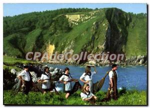 Postcard Modern Asturias espane Agrupacion Folkiorica