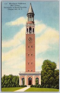 Vtg Chapel Hill North Carolina Morehead Patterson Bell Tower University Postcard