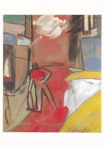 RB Kitaj Bad Back Sick Man With Rheumatism Pain Tate Gallery Painting Postcard