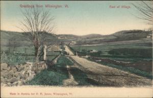 Wilmington VT East of Village c1905 Postcard