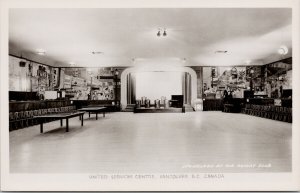 Vancouver BC United Services Centre Rotary Club Unused RPPC Postcard G93