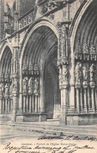 BF2978 auxonne  portail de l eglise notre dame france