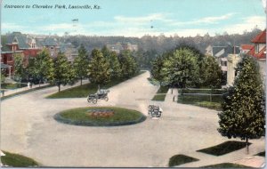 Postcard KY Louisville - Entrance to Cherokee Park