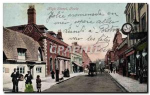 Postcard Old High Street Poole