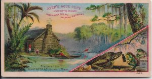 Dr J.C. Ayer & Co, Lowell, Ma: Ayer's Ague Cure Advertising Card (49376)