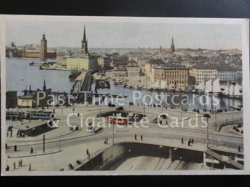 Sweden: Stockholm, Utsikt Fran Katarinahissen, Old Postcard