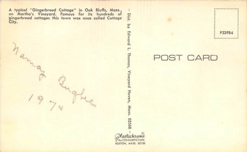 Massachusetts  Oak Bluffs   Gingerbread Cottage