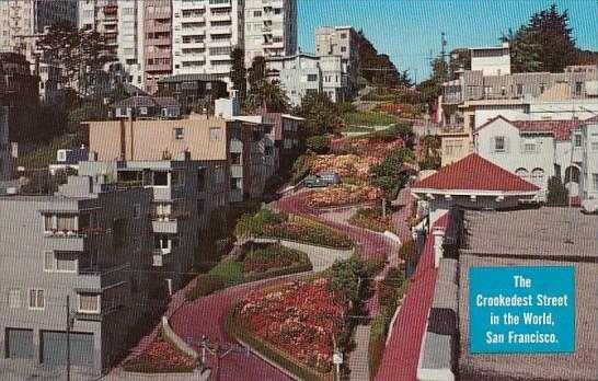 California San Francisco Lombard Street