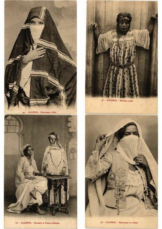 NORTH AFRICA TYPES ARAB GIRLS 44 CPA Pre-1940 with BETTER (L2814)