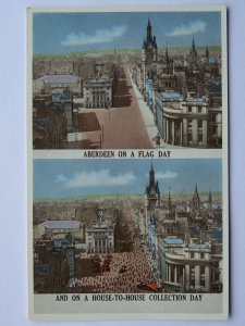 Scotland ABERDEEN on Flag Day & Collection Day c1930's Postcard by Valentine