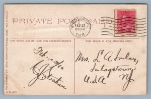 WINDSOR NS CANADA HIGH SCHOOL ANTIQUE PRIVATE POSTCARD