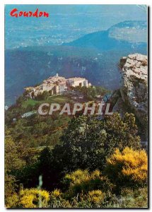 Modern Postcard Gourdon Alpes Maritimes feudal Old town