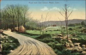 Mystic CT From Oral School c1910 Postcard