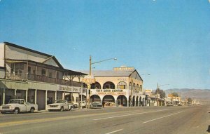 Parker, Arizona Street Scene Grand View Hotel Drug Store c1960s Vintage Postcard