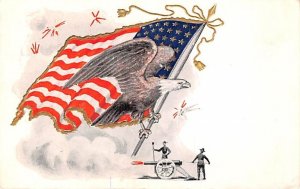Eagle & Flag USA Unused 
