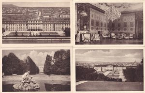 Wien Schrobrunn Palace Schlob 4x Austria Antique Postcard s