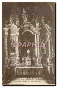 CARTE Postal Ancient Church of Brelevenezel Lannion Great Altar of the Sacre ...