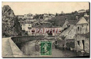 Old Postcard Avallon Cousin Bridge