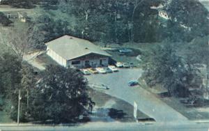 BUSHNELL FLORIDA-ETHEREDGE PHARMACY-AERIAL VIEW POSTCARD