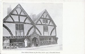 Hampshire Postcard - Winchester - The Oldest House in The City [A.D. 1452]  8564